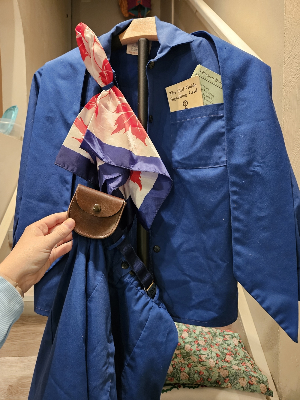Vintage 1970s Girl Guides Jacket And Skirt with Accessories